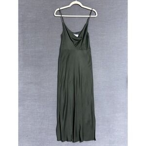 Anthropologie Dark Green Midi Dress